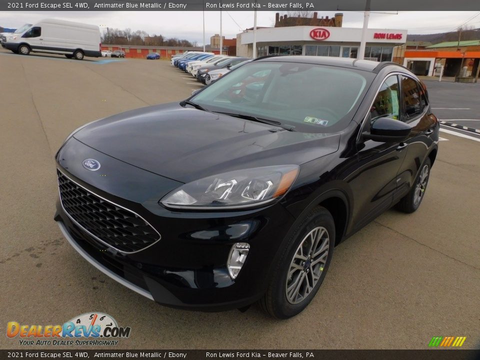 2021 Ford Escape SEL 4WD Antimatter Blue Metallic / Ebony Photo #7
