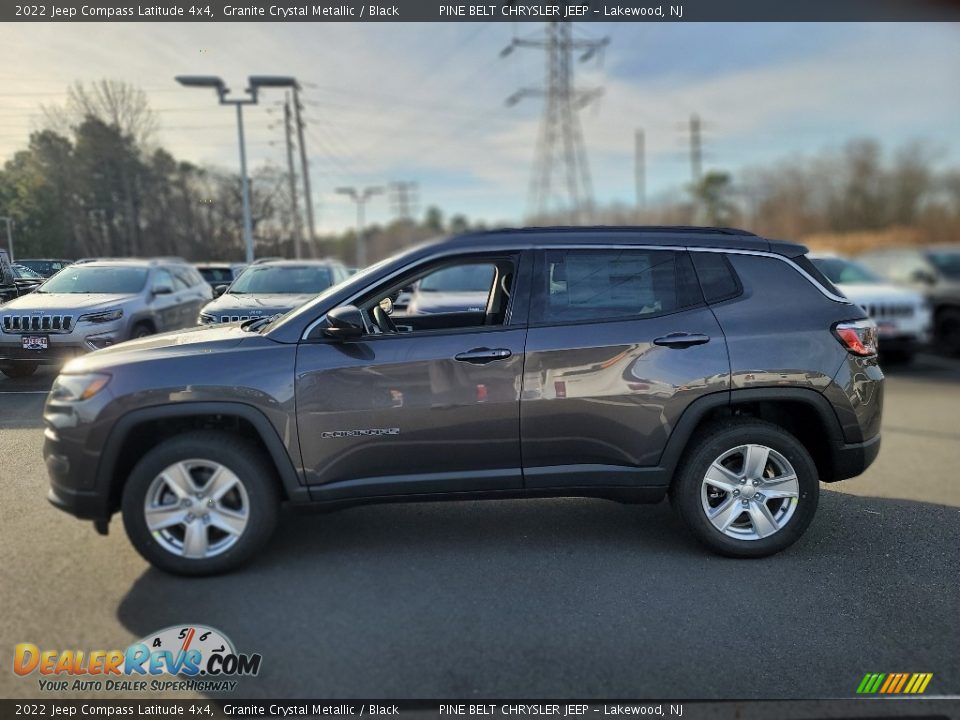 2022 Jeep Compass Latitude 4x4 Granite Crystal Metallic / Black Photo #4