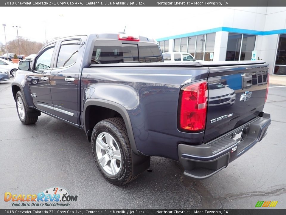 2018 Chevrolet Colorado Z71 Crew Cab 4x4 Centennial Blue Metallic / Jet Black Photo #4