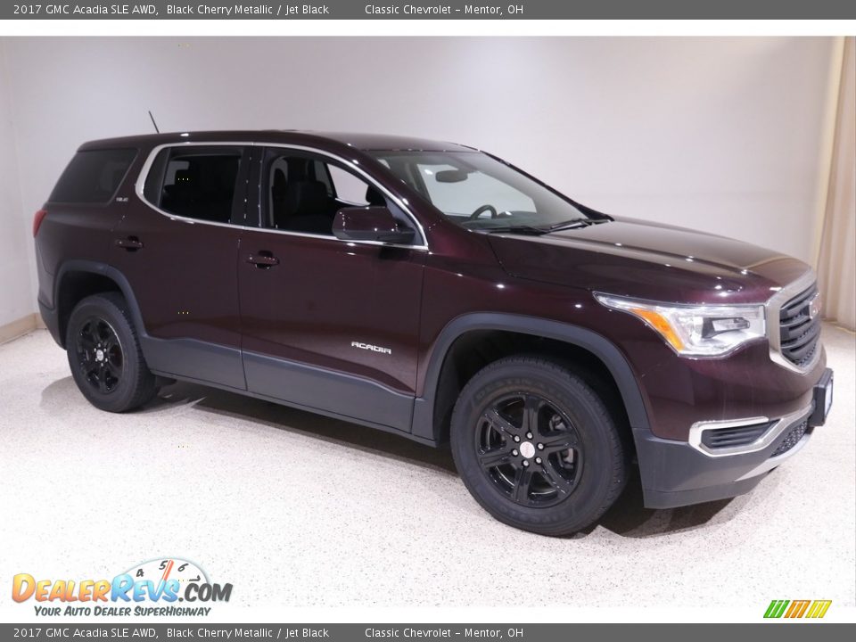 2017 GMC Acadia SLE AWD Black Cherry Metallic / Jet Black Photo #1