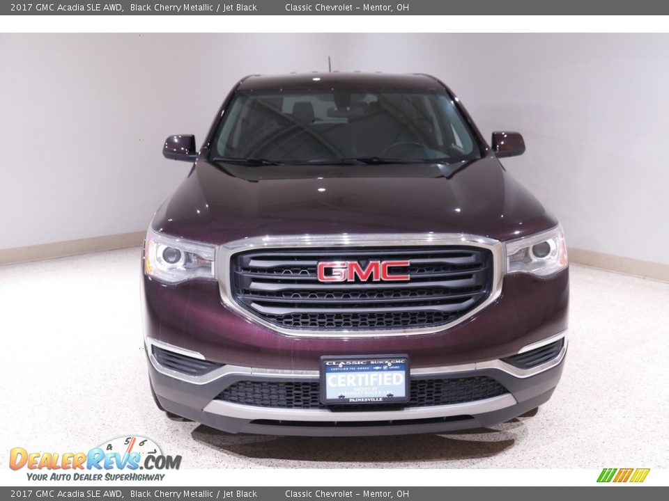 2017 GMC Acadia SLE AWD Black Cherry Metallic / Jet Black Photo #2