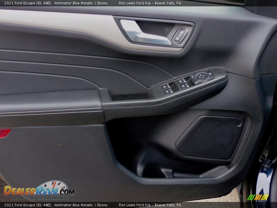 2021 Ford Escape SEL 4WD Antimatter Blue Metallic / Ebony Photo #14