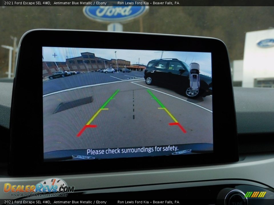 2021 Ford Escape SEL 4WD Antimatter Blue Metallic / Ebony Photo #16