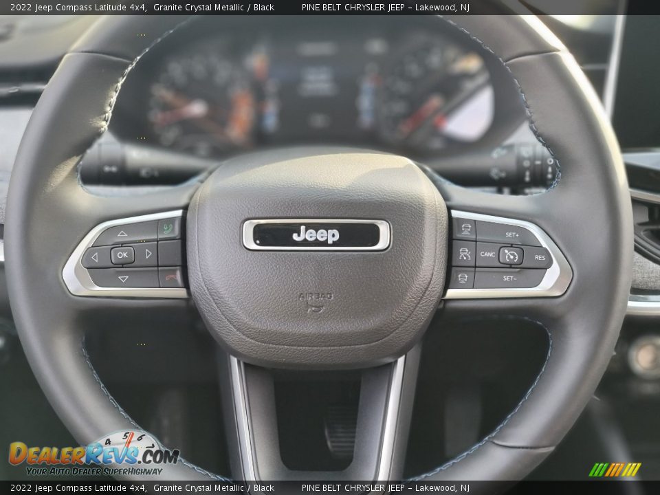 2022 Jeep Compass Latitude 4x4 Granite Crystal Metallic / Black Photo #11