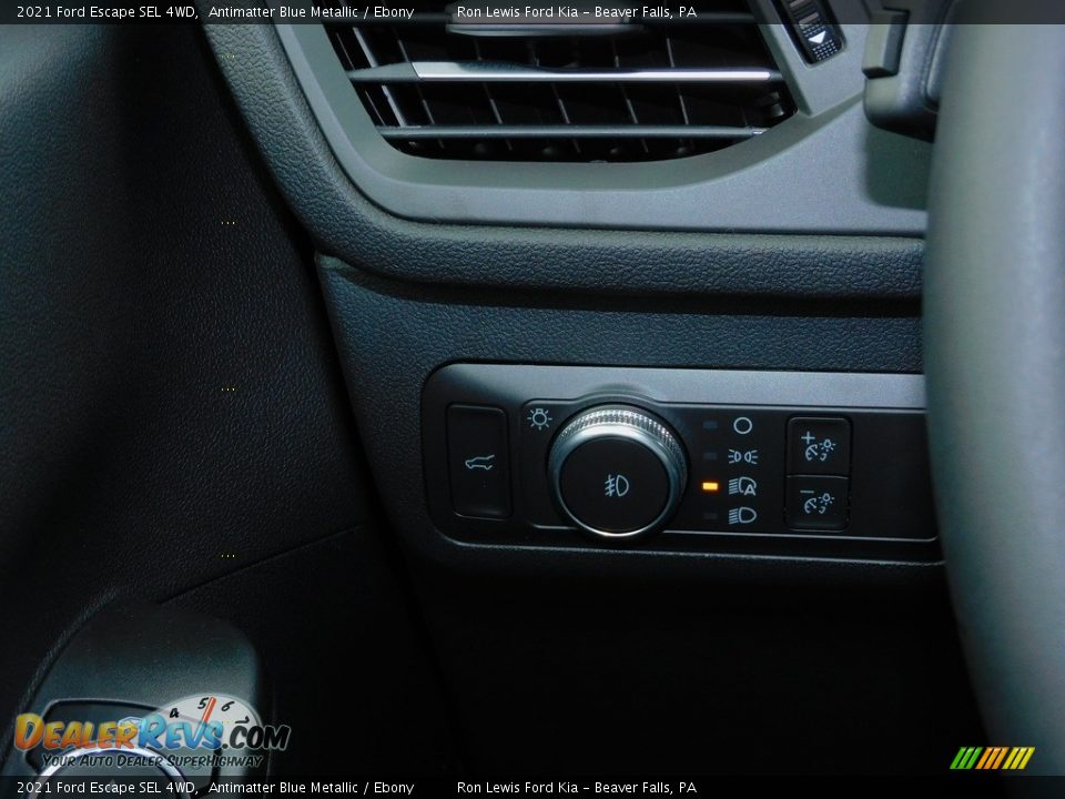 2021 Ford Escape SEL 4WD Antimatter Blue Metallic / Ebony Photo #18