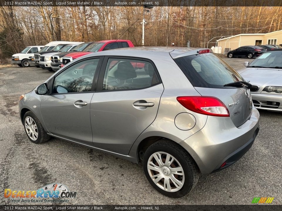 2012 Mazda MAZDA2 Sport Liquid Silver Metallic / Black Photo #3