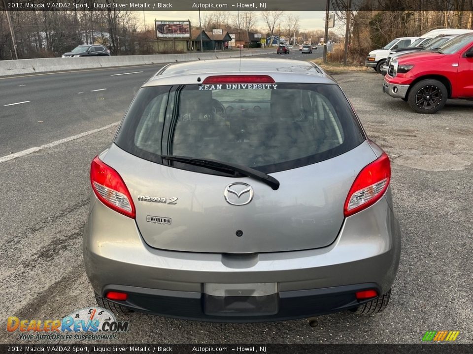 2012 Mazda MAZDA2 Sport Liquid Silver Metallic / Black Photo #4