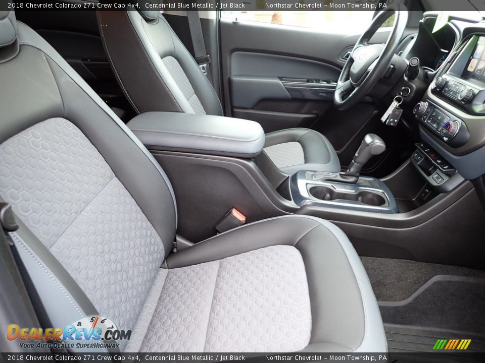 2018 Chevrolet Colorado Z71 Crew Cab 4x4 Centennial Blue Metallic / Jet Black Photo #14