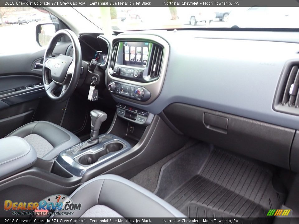 2018 Chevrolet Colorado Z71 Crew Cab 4x4 Centennial Blue Metallic / Jet Black Photo #15