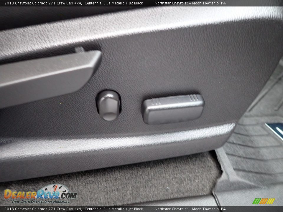 2018 Chevrolet Colorado Z71 Crew Cab 4x4 Centennial Blue Metallic / Jet Black Photo #16