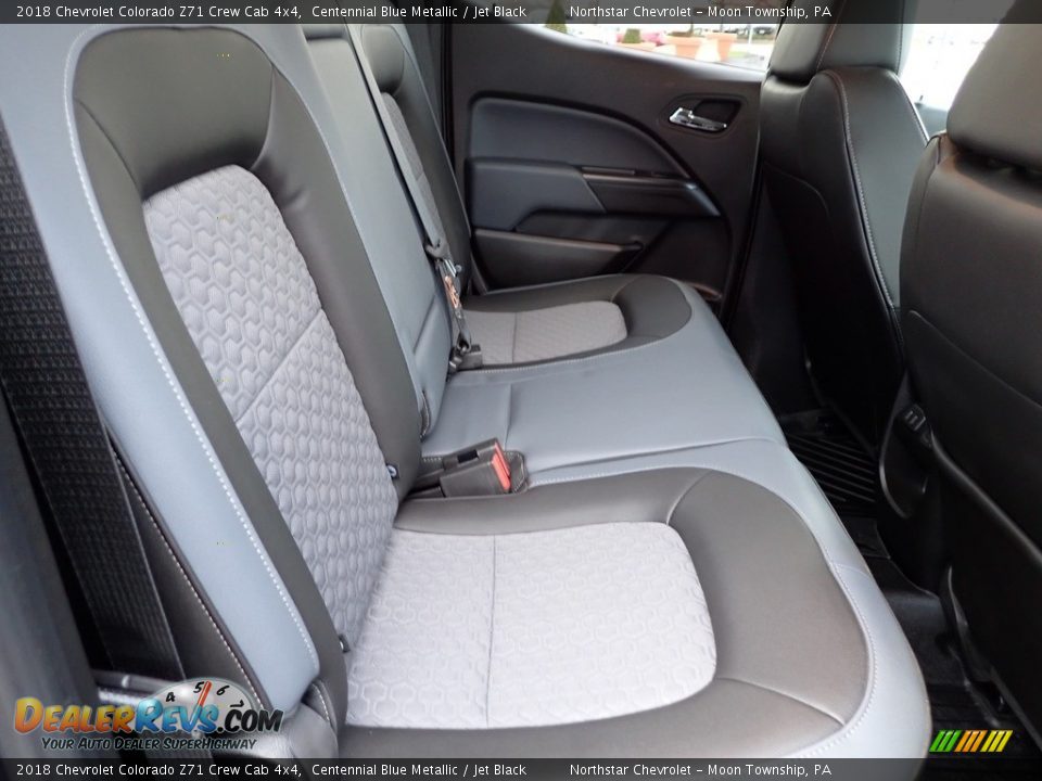 2018 Chevrolet Colorado Z71 Crew Cab 4x4 Centennial Blue Metallic / Jet Black Photo #18