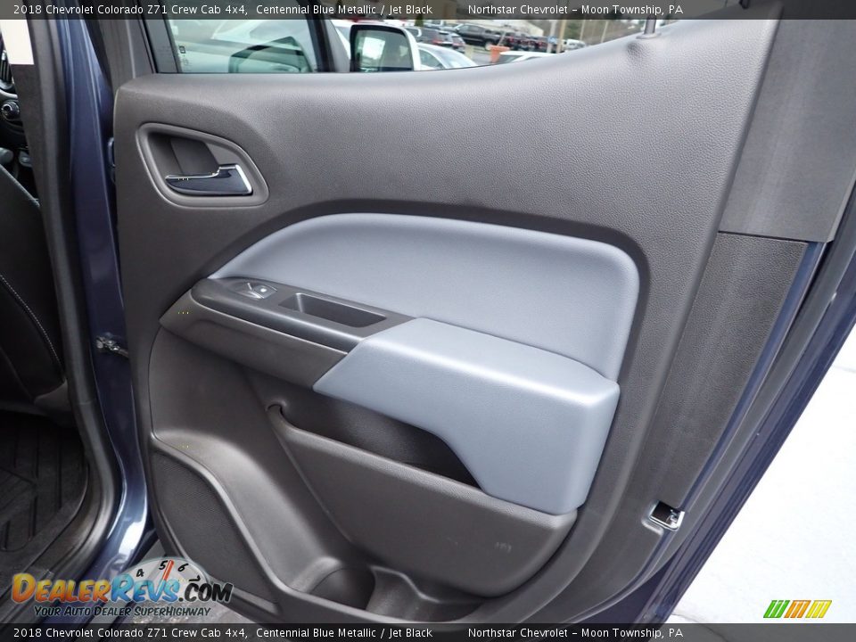 2018 Chevrolet Colorado Z71 Crew Cab 4x4 Centennial Blue Metallic / Jet Black Photo #19