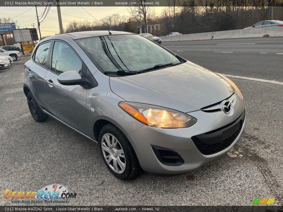 2012 Mazda MAZDA2 Sport Liquid Silver Metallic / Black Photo #9