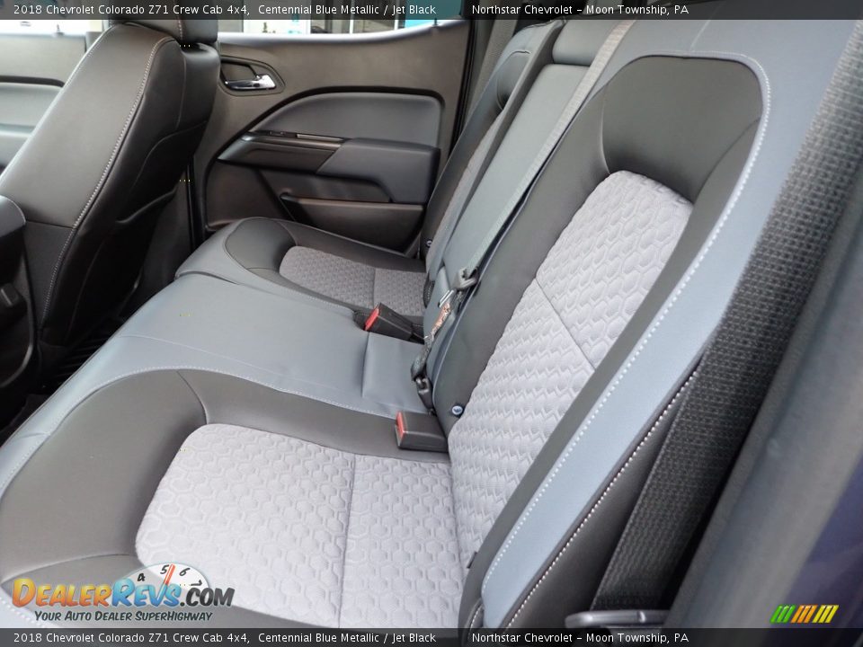 2018 Chevrolet Colorado Z71 Crew Cab 4x4 Centennial Blue Metallic / Jet Black Photo #21