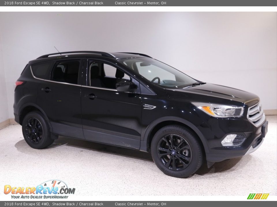 2018 Ford Escape SE 4WD Shadow Black / Charcoal Black Photo #1