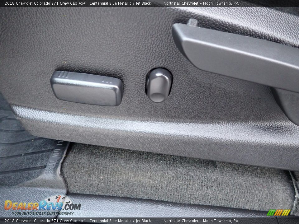 2018 Chevrolet Colorado Z71 Crew Cab 4x4 Centennial Blue Metallic / Jet Black Photo #25