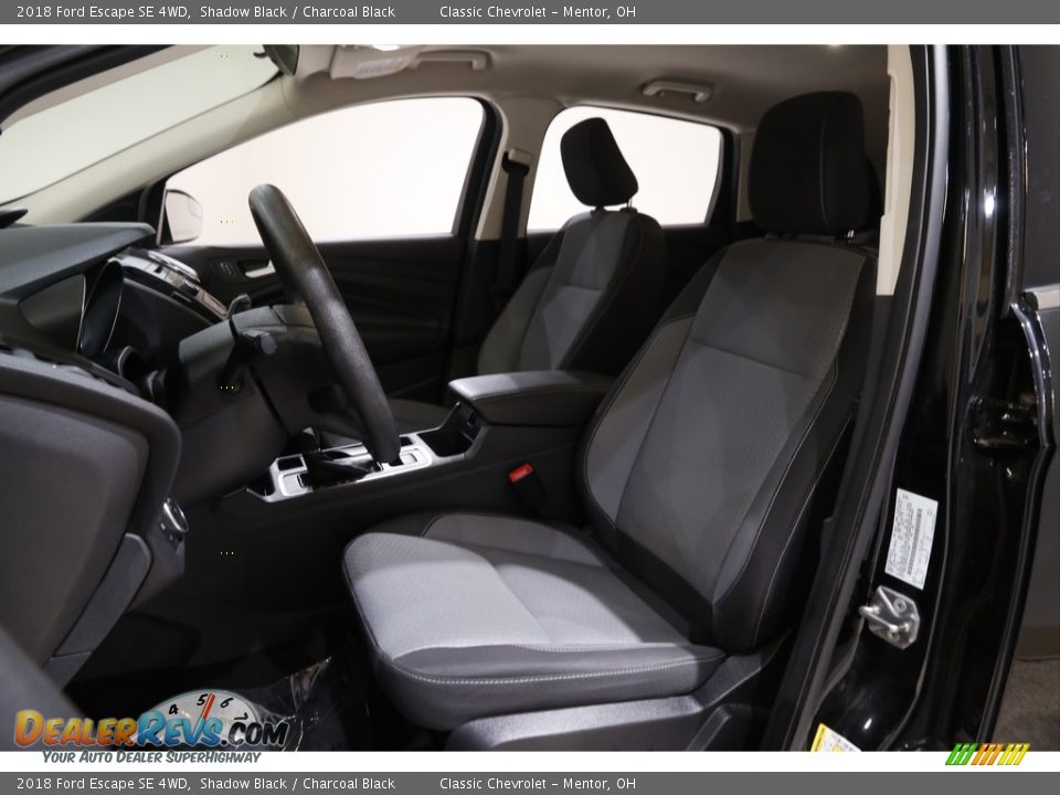 2018 Ford Escape SE 4WD Shadow Black / Charcoal Black Photo #5