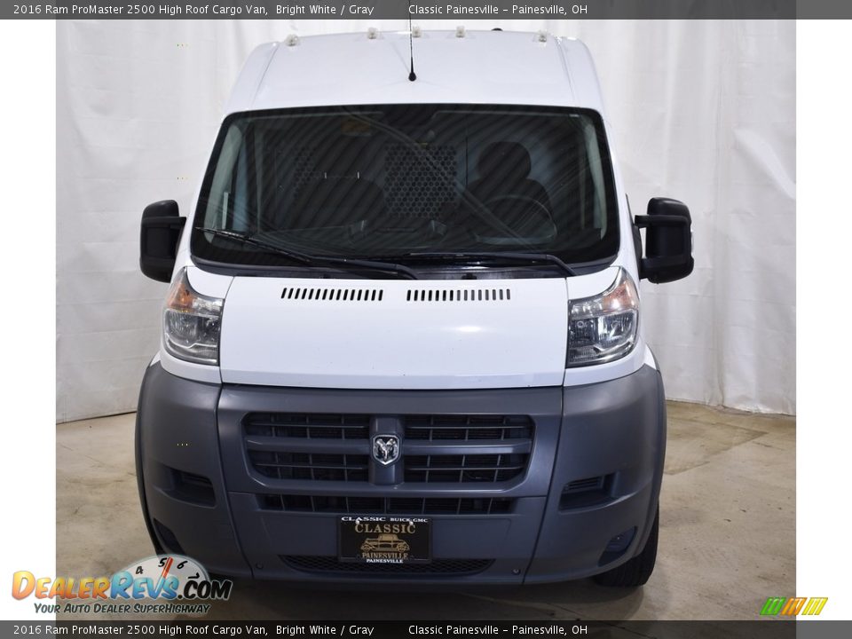 2016 Ram ProMaster 2500 High Roof Cargo Van Bright White / Gray Photo #4