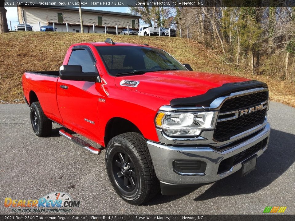 2021 Ram 2500 Tradesman Regular Cab 4x4 Flame Red / Black Photo #4