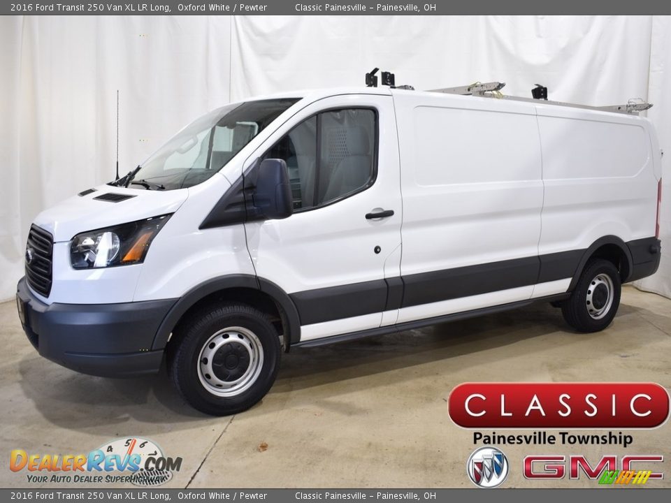 2016 Ford Transit 250 Van XL LR Long Oxford White / Pewter Photo #1