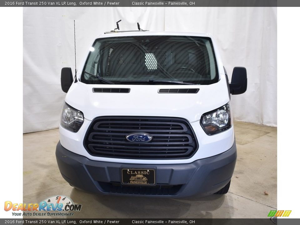 2016 Ford Transit 250 Van XL LR Long Oxford White / Pewter Photo #4