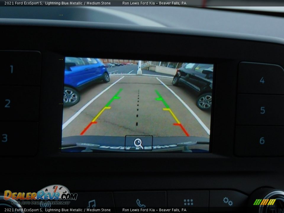2021 Ford EcoSport S Lightning Blue Metallic / Medium Stone Photo #16