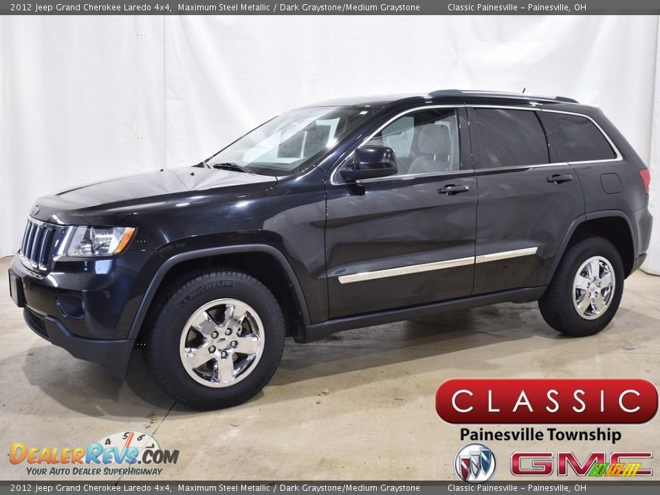 2012 Jeep Grand Cherokee Laredo 4x4 Maximum Steel Metallic / Dark Graystone/Medium Graystone Photo #1