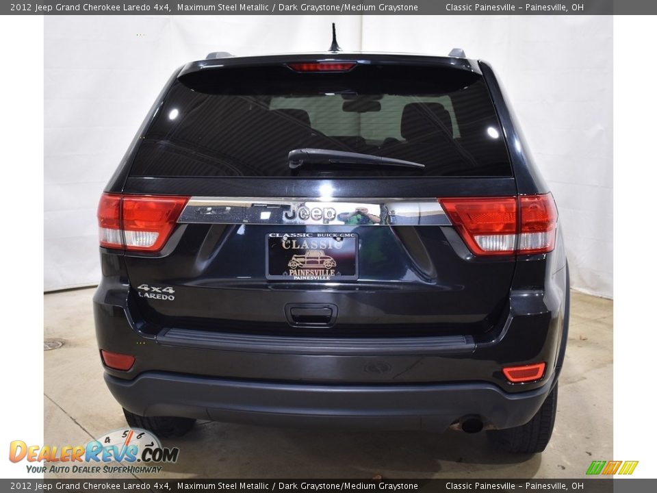 2012 Jeep Grand Cherokee Laredo 4x4 Maximum Steel Metallic / Dark Graystone/Medium Graystone Photo #3