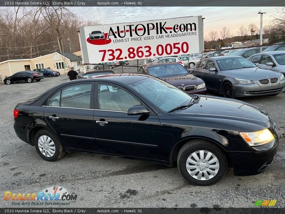 2010 Hyundai Sonata GLS Ebony Black / Gray Photo #1