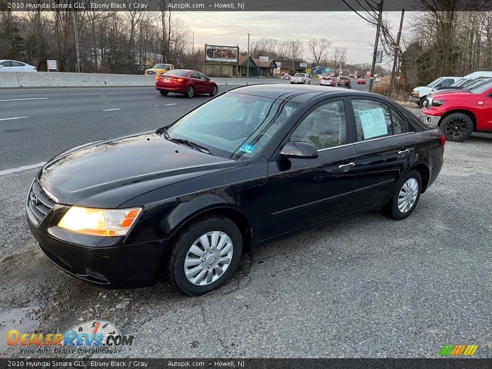 2010 Hyundai Sonata GLS Ebony Black / Gray Photo #2