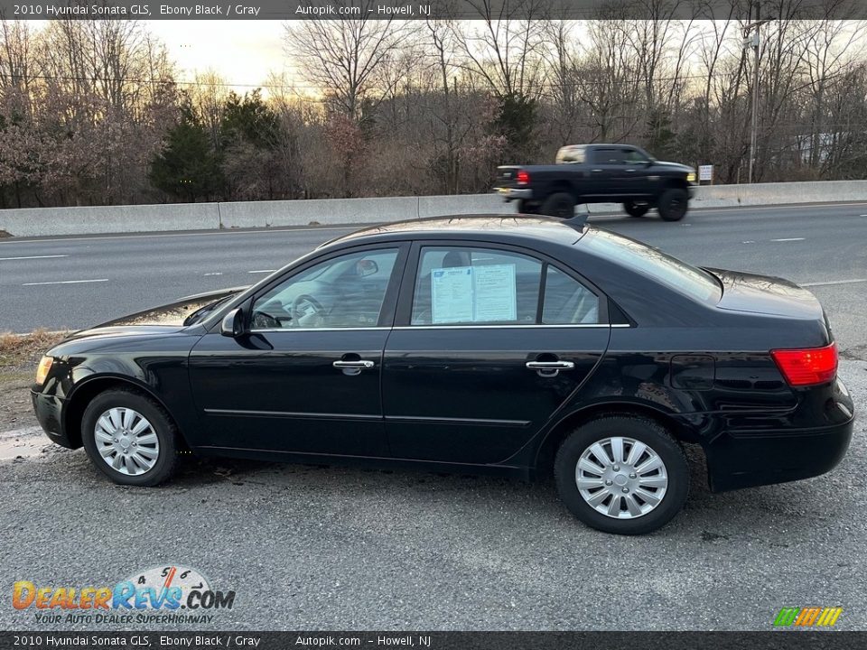 2010 Hyundai Sonata GLS Ebony Black / Gray Photo #4