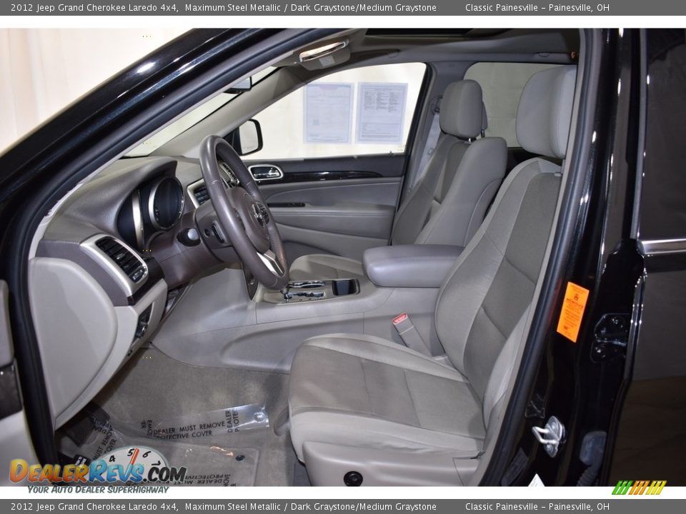 2012 Jeep Grand Cherokee Laredo 4x4 Maximum Steel Metallic / Dark Graystone/Medium Graystone Photo #8