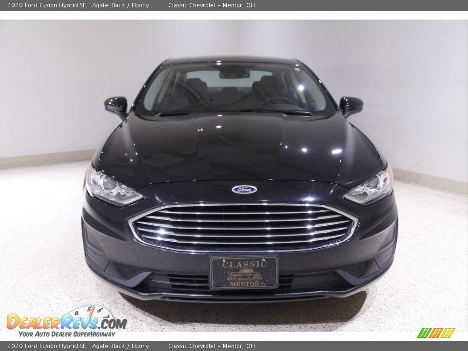 2020 Ford Fusion Hybrid SE Agate Black / Ebony Photo #2