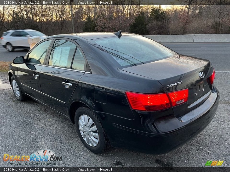 2010 Hyundai Sonata GLS Ebony Black / Gray Photo #5