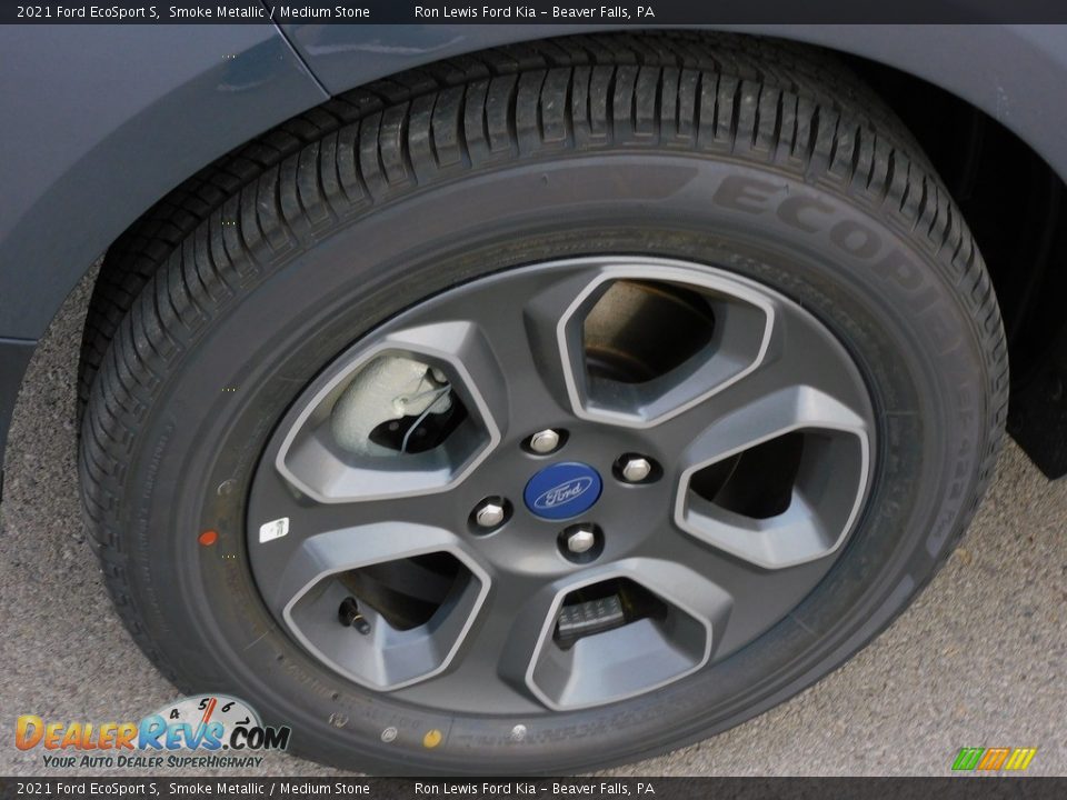 2021 Ford EcoSport S Smoke Metallic / Medium Stone Photo #9