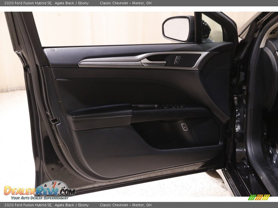2020 Ford Fusion Hybrid SE Agate Black / Ebony Photo #4
