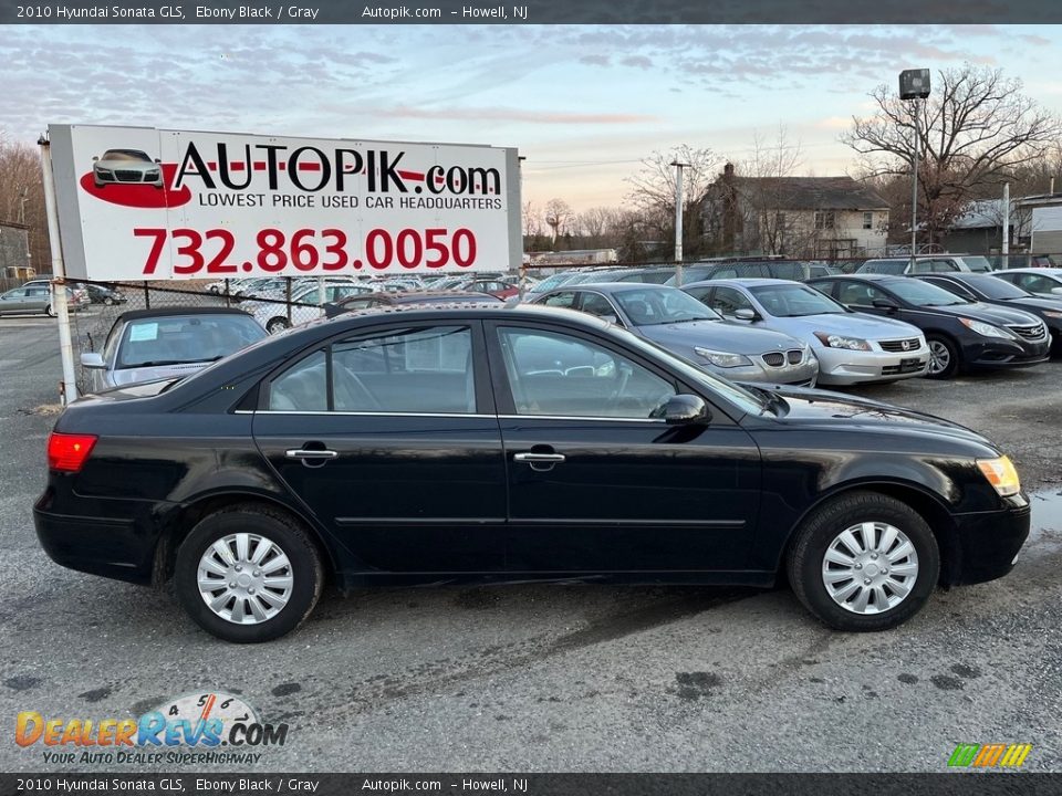 2010 Hyundai Sonata GLS Ebony Black / Gray Photo #9