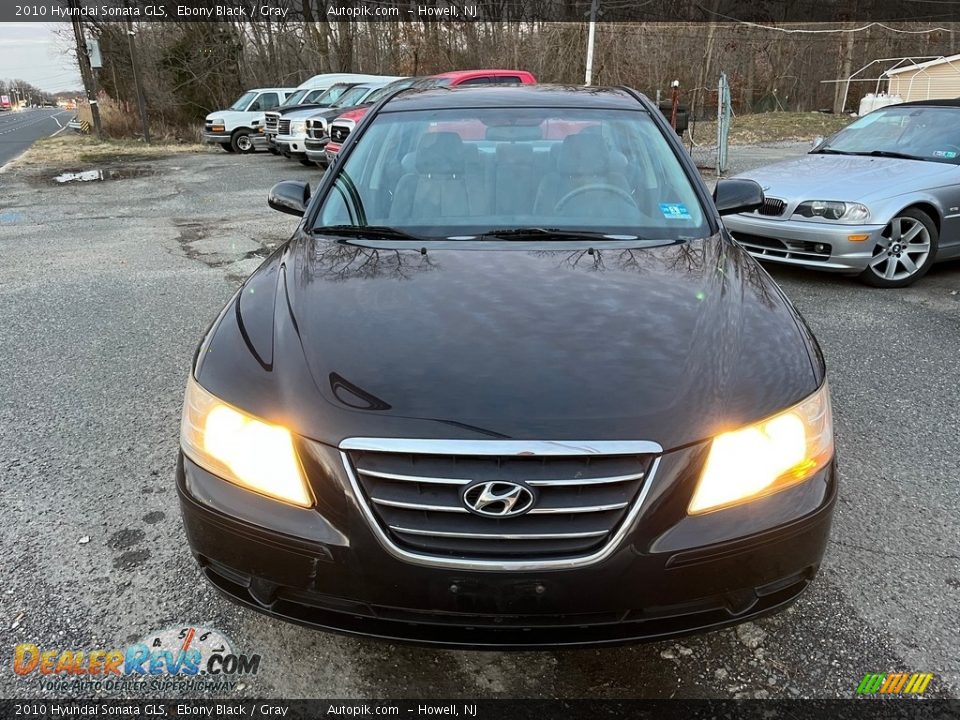 2010 Hyundai Sonata GLS Ebony Black / Gray Photo #12