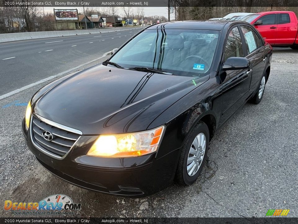 2010 Hyundai Sonata GLS Ebony Black / Gray Photo #13