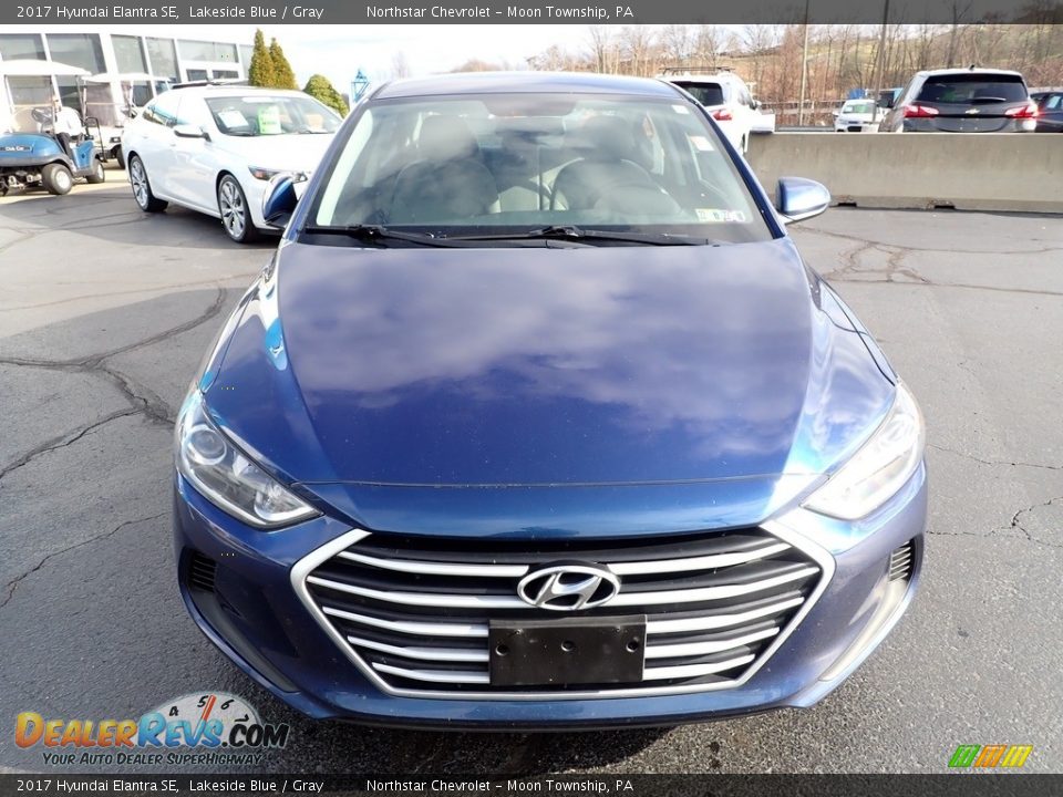 2017 Hyundai Elantra SE Lakeside Blue / Gray Photo #12