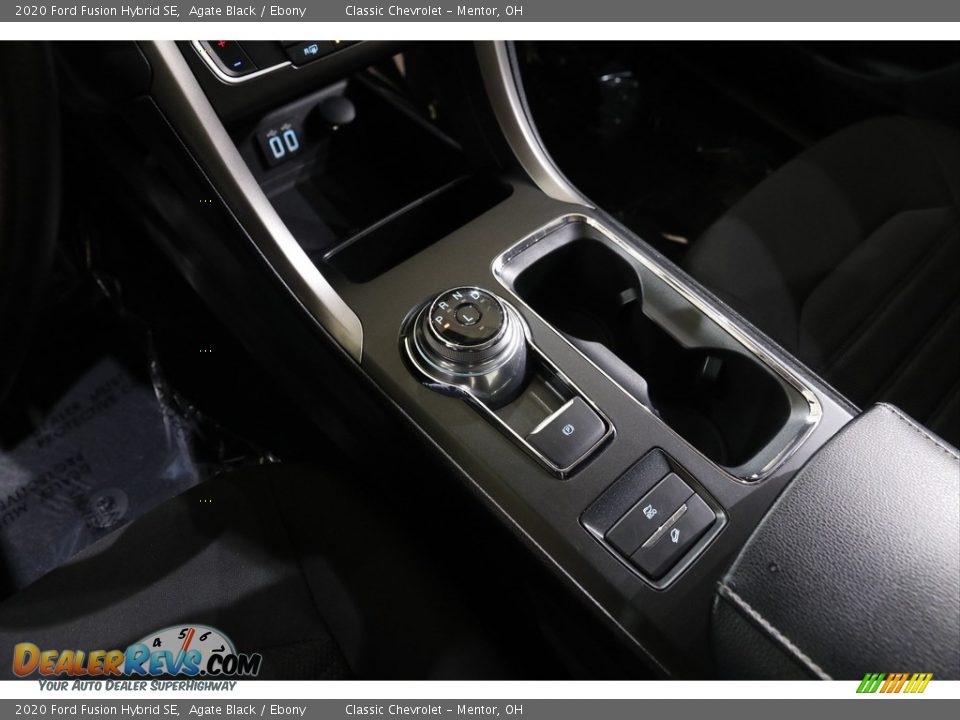 2020 Ford Fusion Hybrid SE Agate Black / Ebony Photo #14