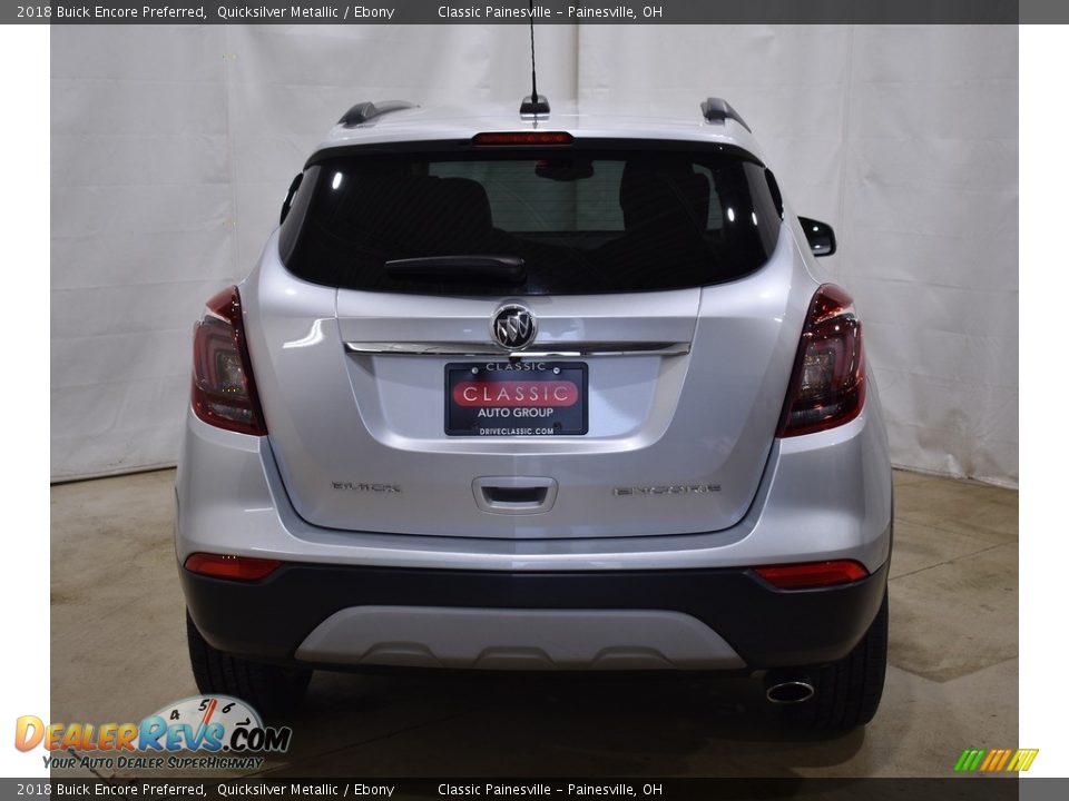 2018 Buick Encore Preferred Quicksilver Metallic / Ebony Photo #3