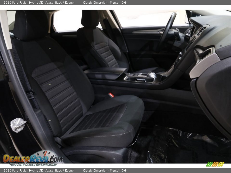2020 Ford Fusion Hybrid SE Agate Black / Ebony Photo #15
