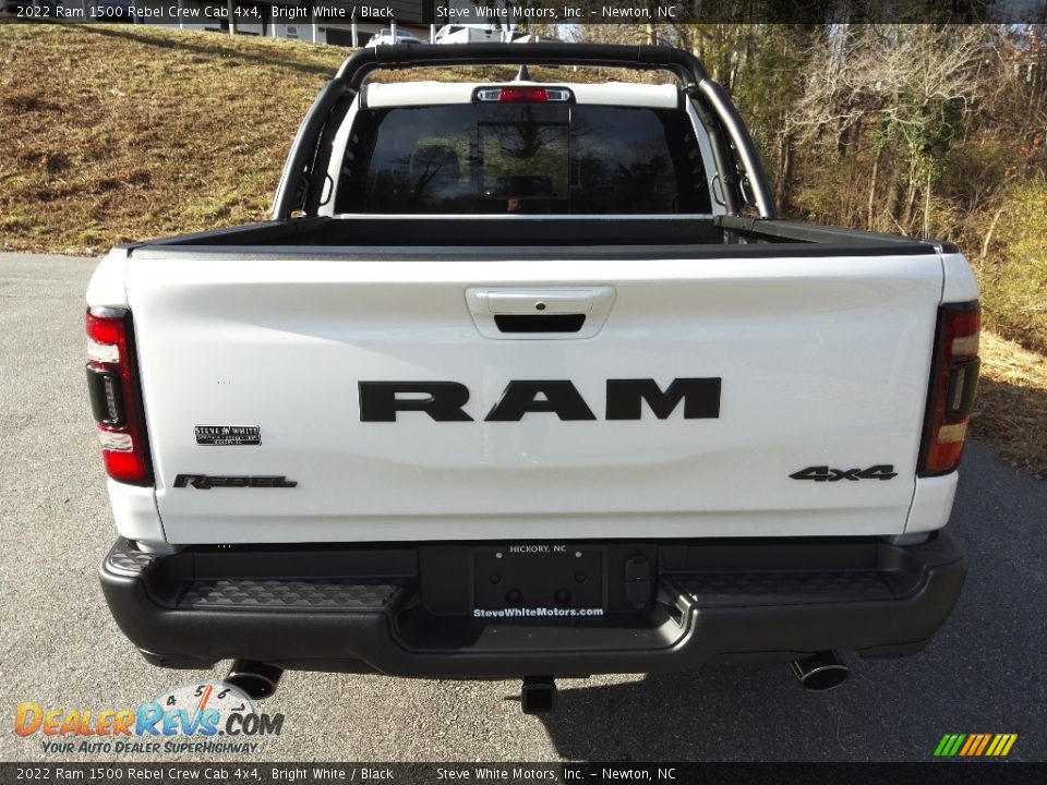 2022 Ram 1500 Rebel Crew Cab 4x4 Bright White / Black Photo #7