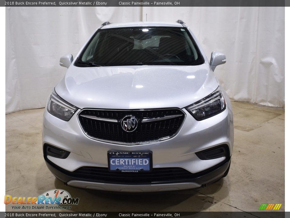 2018 Buick Encore Preferred Quicksilver Metallic / Ebony Photo #4