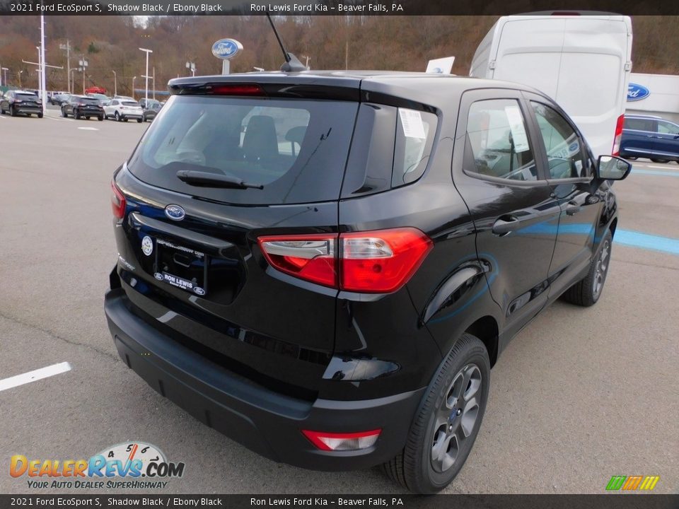 2021 Ford EcoSport S Shadow Black / Ebony Black Photo #2