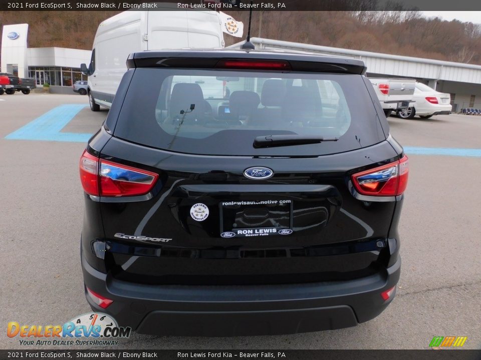 2021 Ford EcoSport S Shadow Black / Ebony Black Photo #3