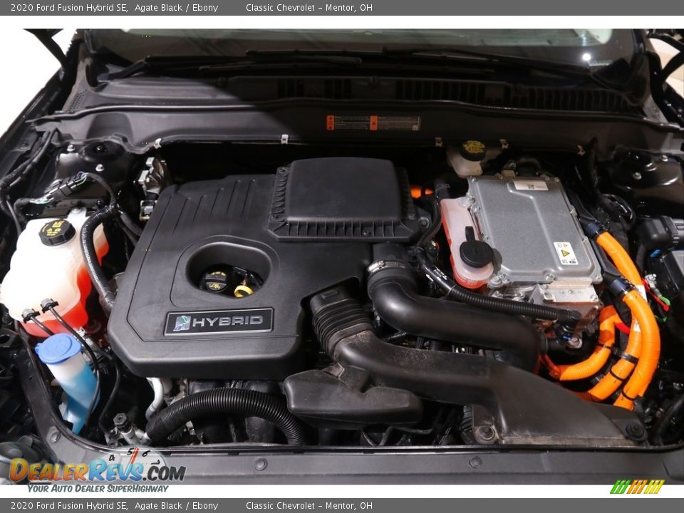 2020 Ford Fusion Hybrid SE Agate Black / Ebony Photo #19