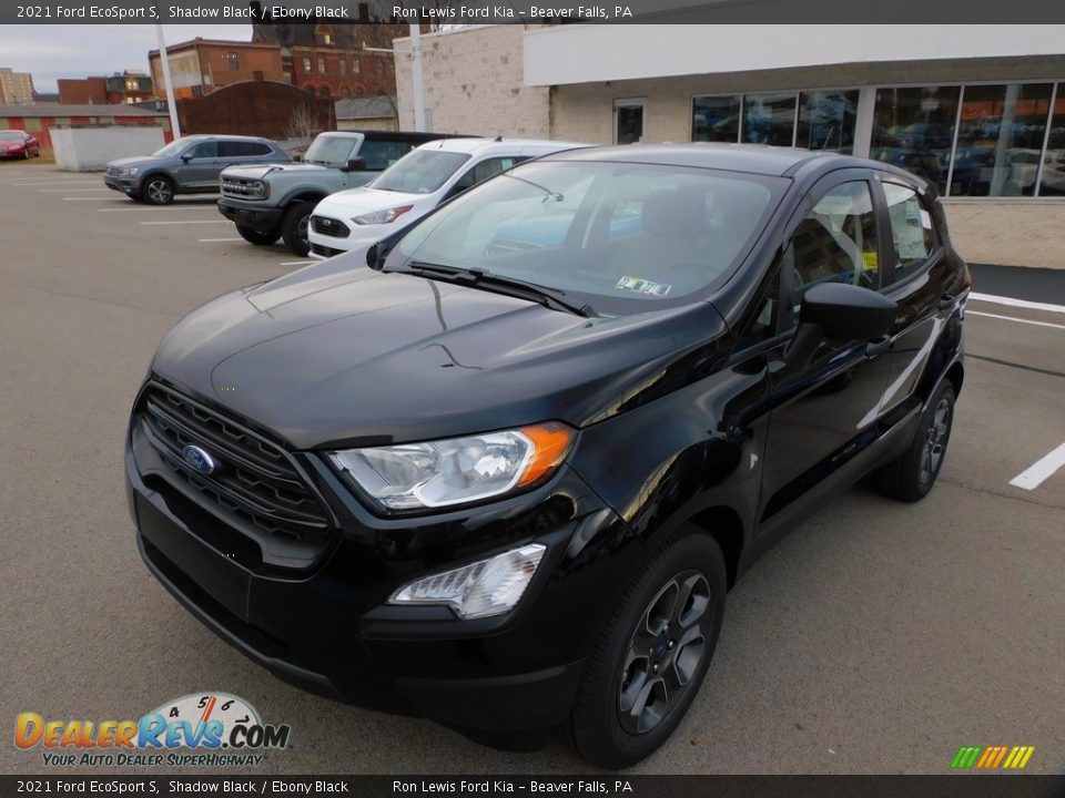 2021 Ford EcoSport S Shadow Black / Ebony Black Photo #6