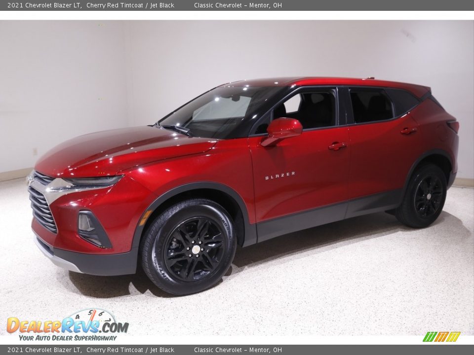 2021 Chevrolet Blazer LT Cherry Red Tintcoat / Jet Black Photo #3